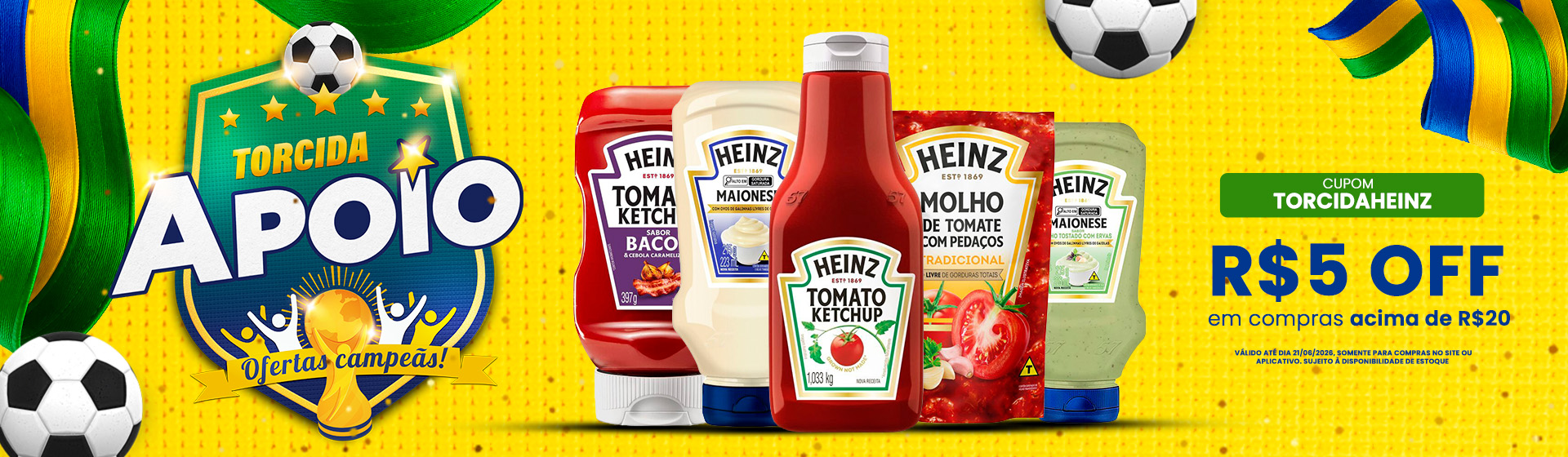 Cupom Heinz ate 21/06